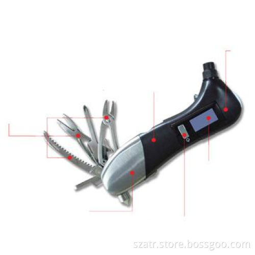 Multifunction Tire Gauge with LCD Digital Display